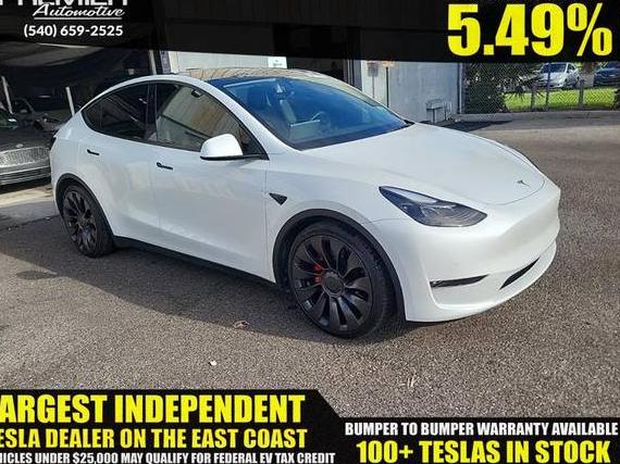 TESLA MODEL Y 2022 7SAYGDEF8NF524155 image